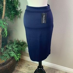 New Women’s Blue Pencil Skirts Medium